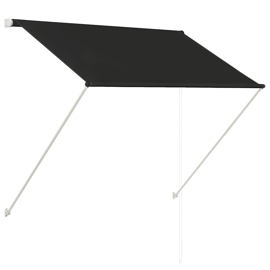 vidaXL Markiza zwijana, 150 x 150 cm, antracytowa