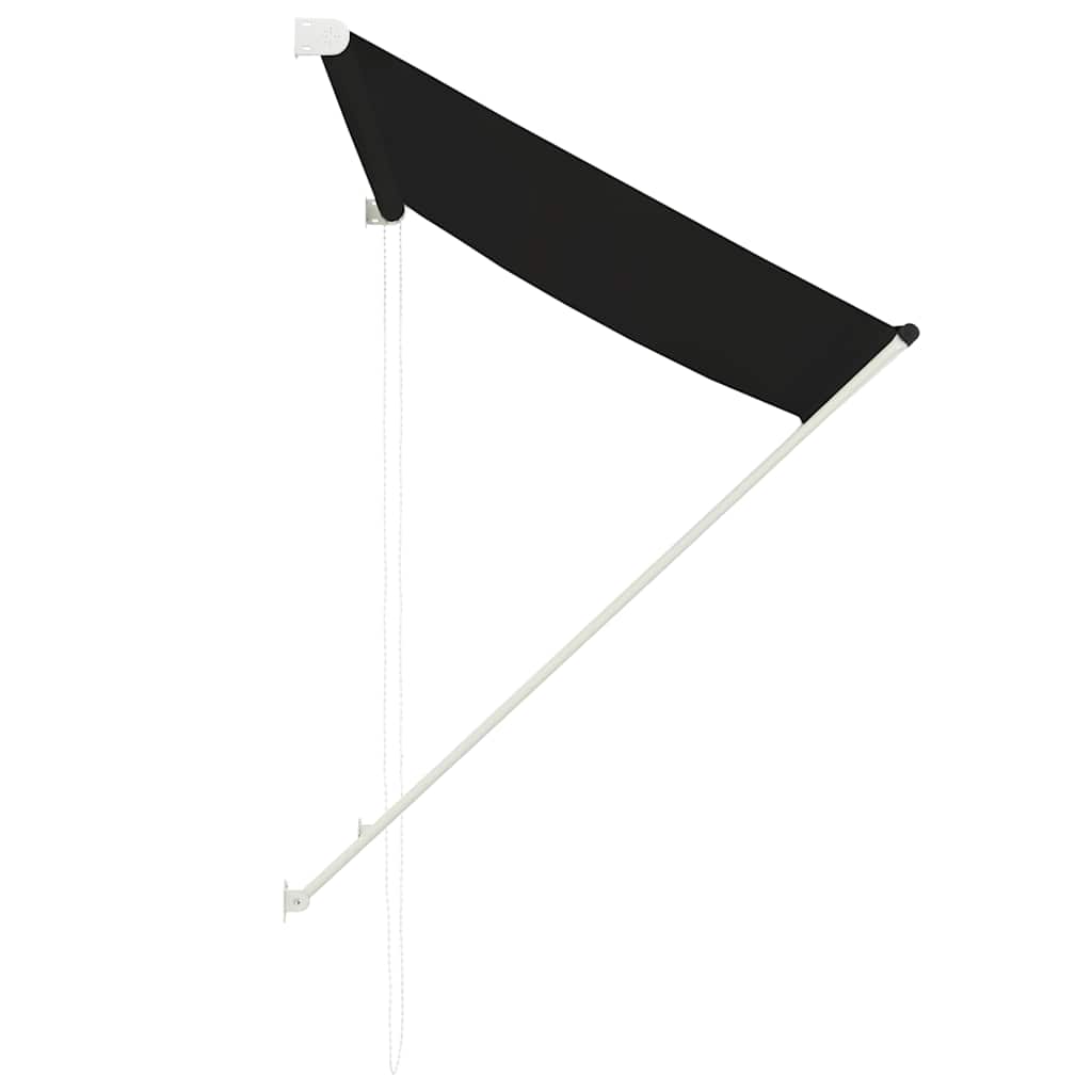 vidaXL Markiza zwijana, 150 x 150 cm, antracytowa