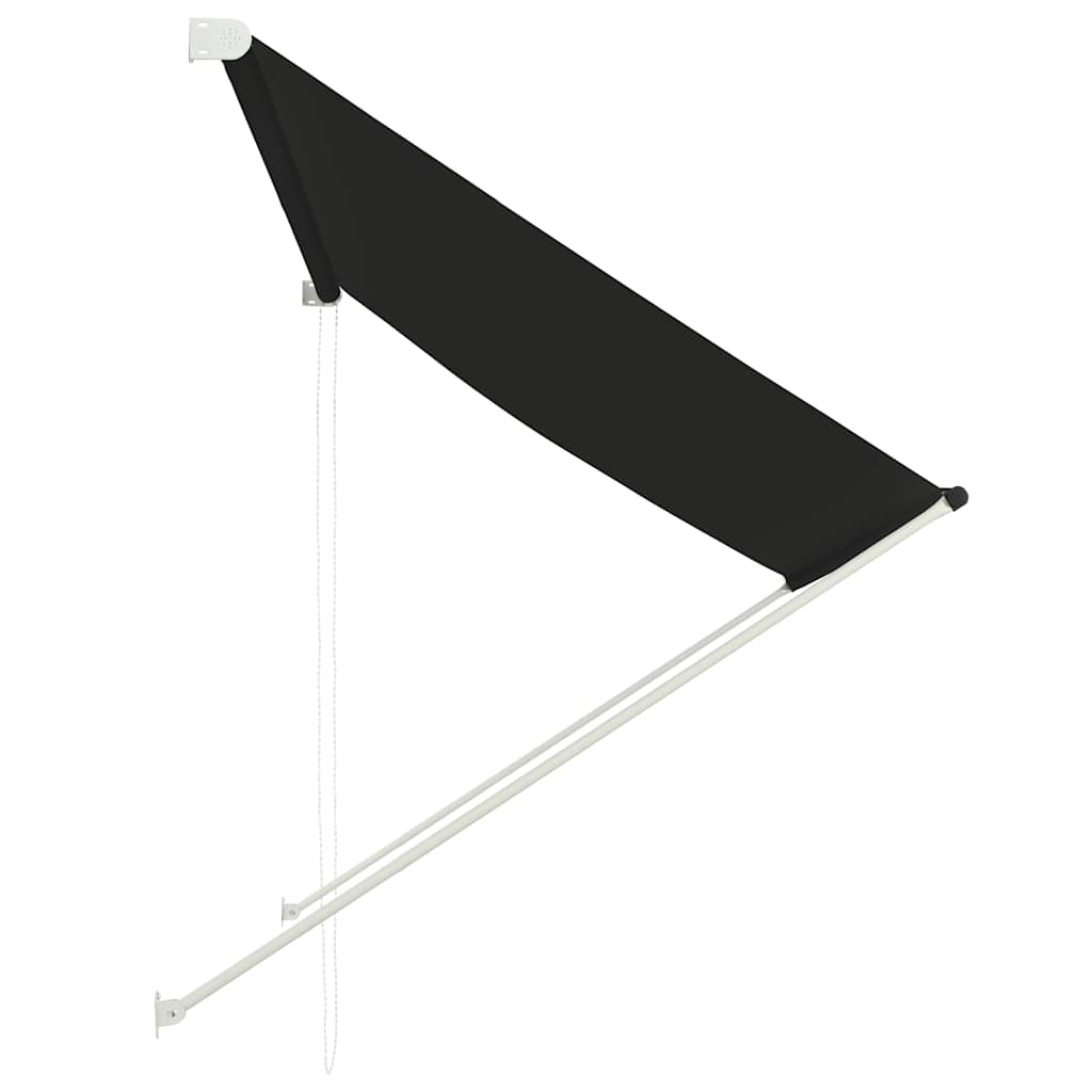 vidaXL Markiza zwijana, 200x150 cm, antracytowa