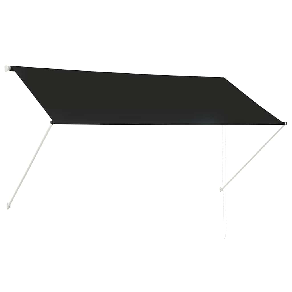 vidaXL Markiza zwijana, 250 x 150 cm, antracytowa