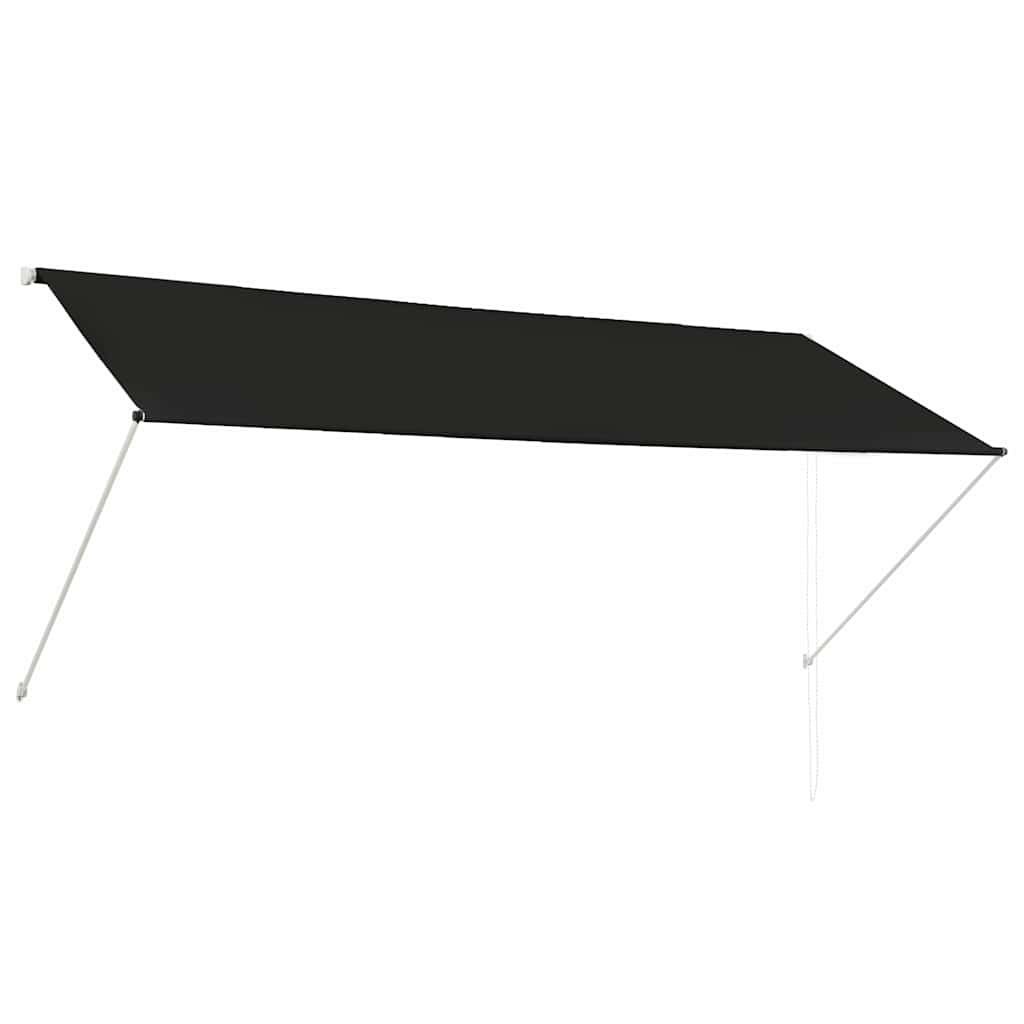 vidaXL Markiza zwijana, 300 x 150 cm, antracytowa