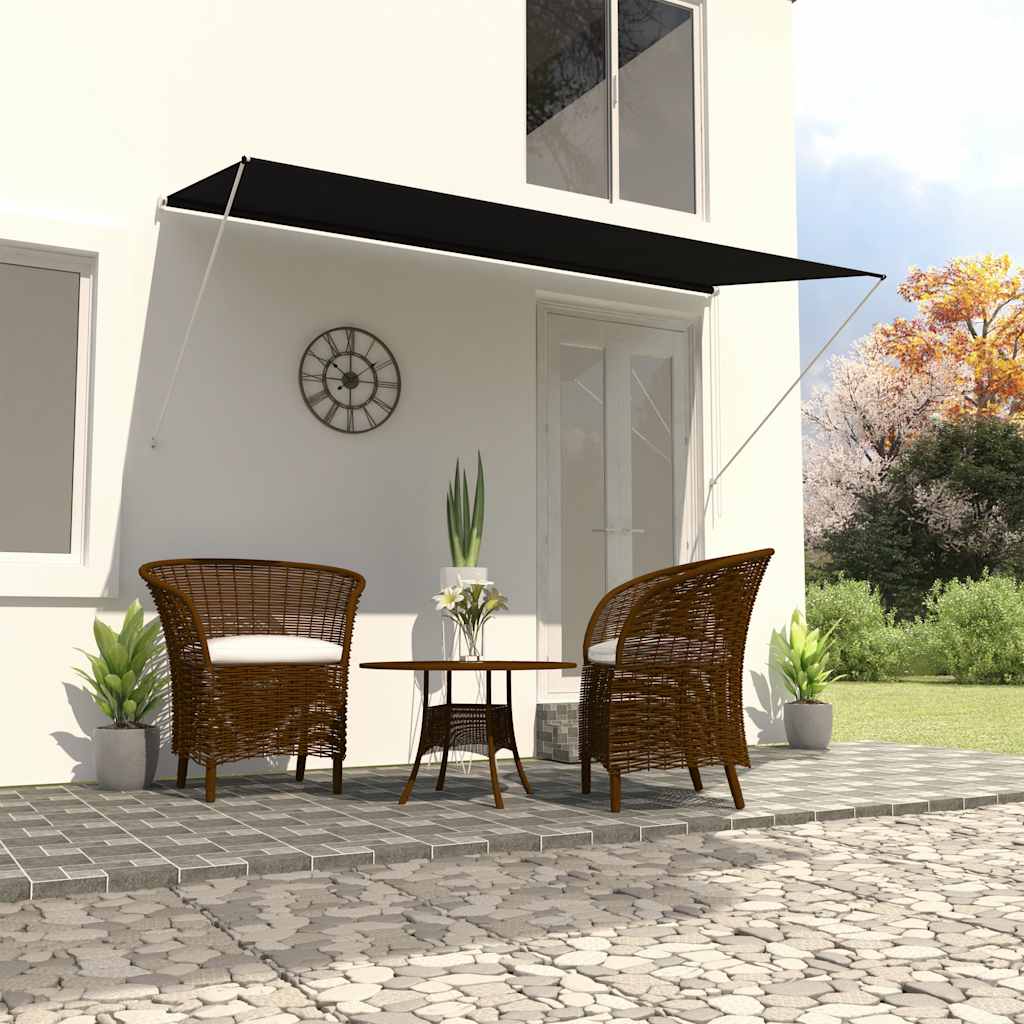 vidaXL Markiza zwijana, 300 x 150 cm, antracytowa