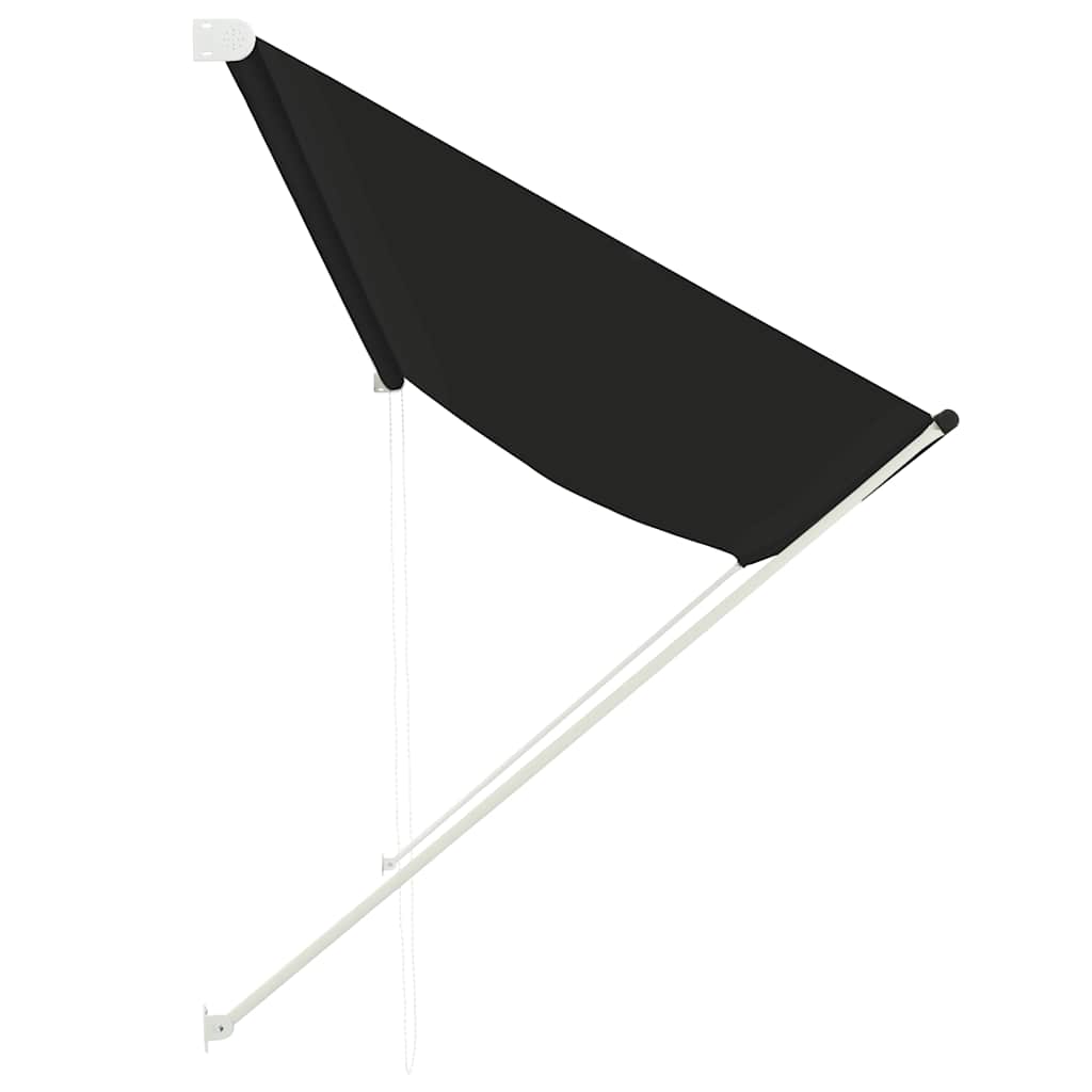 vidaXL Markiza zwijana, 350 x 150 cm, antracytowa