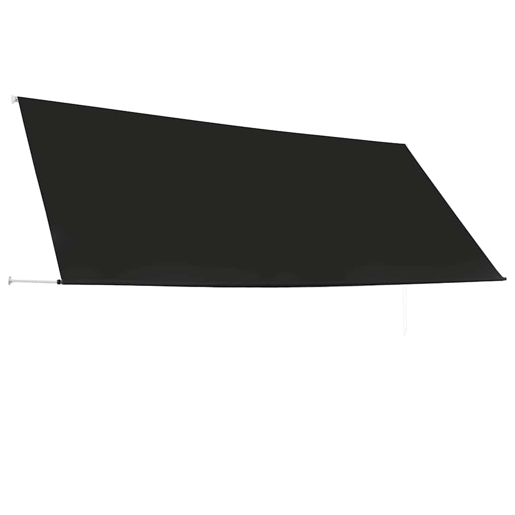 vidaXL Markiza zwijana, 350 x 150 cm, antracytowa