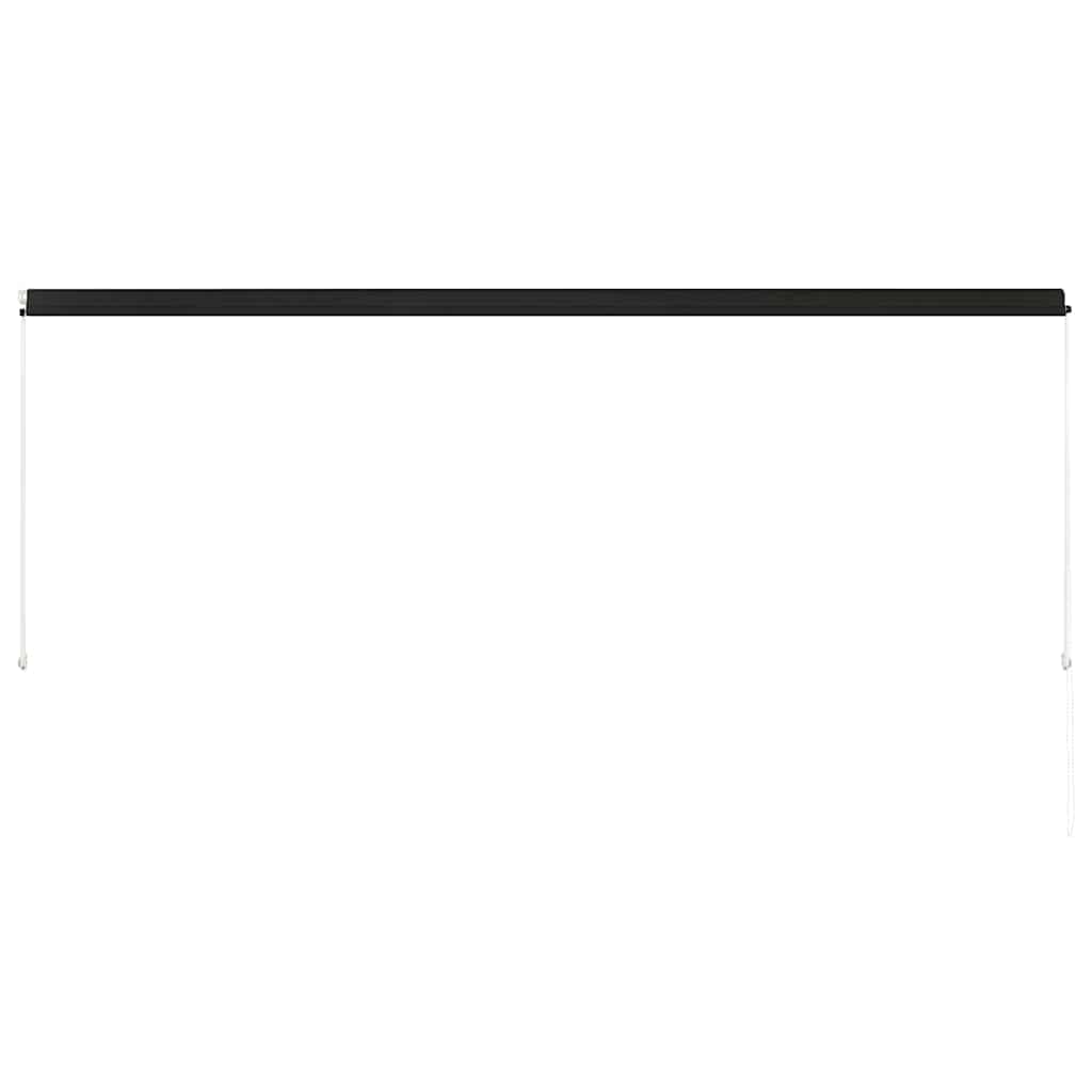 vidaXL Markiza zwijana, 350 x 150 cm, antracytowa