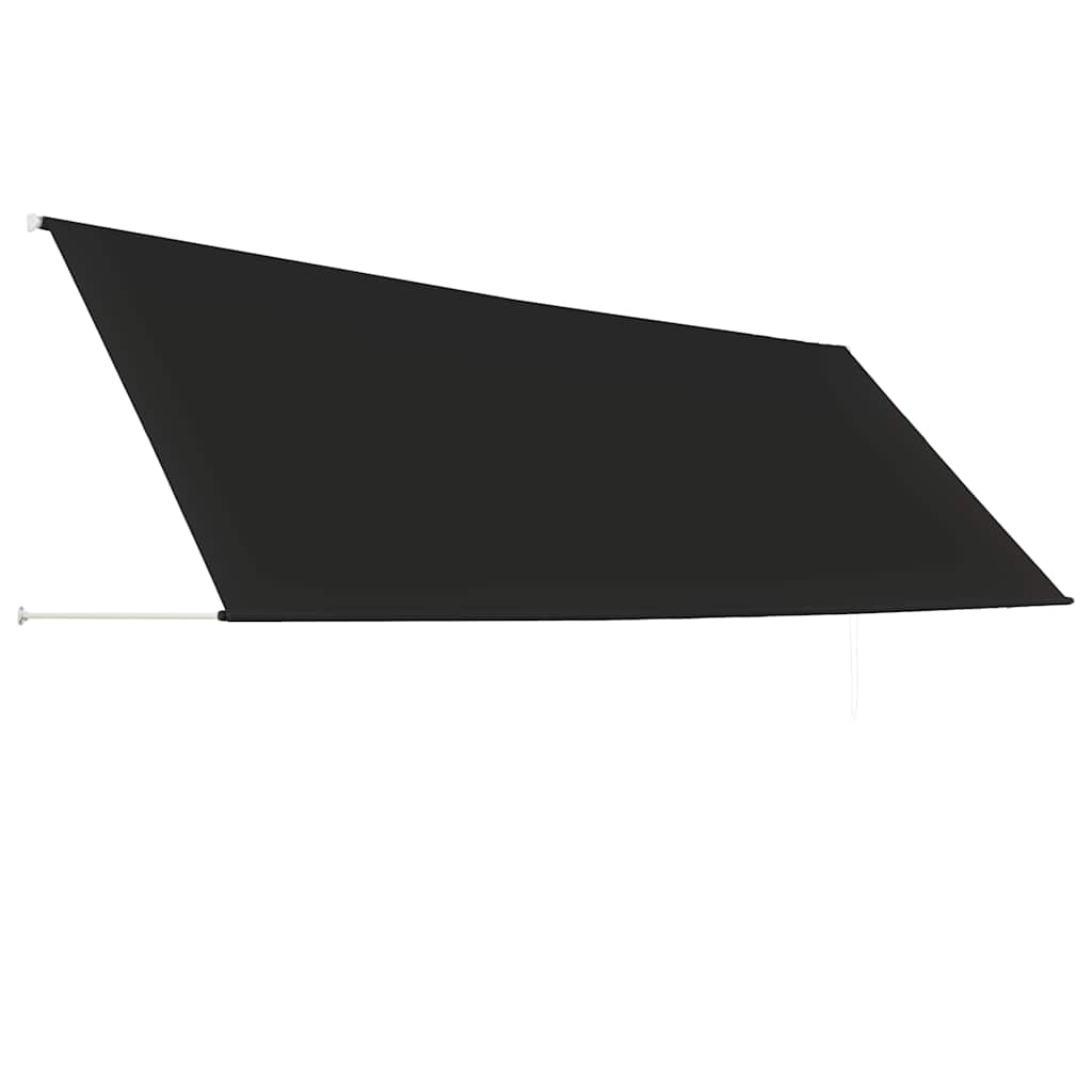 vidaXL Markiza zwijana, 400 x 150 cm, antracytowa