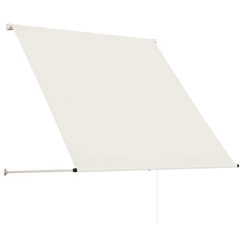 vidaXL Markiza zwijana, 150 x 150 cm, kremowa