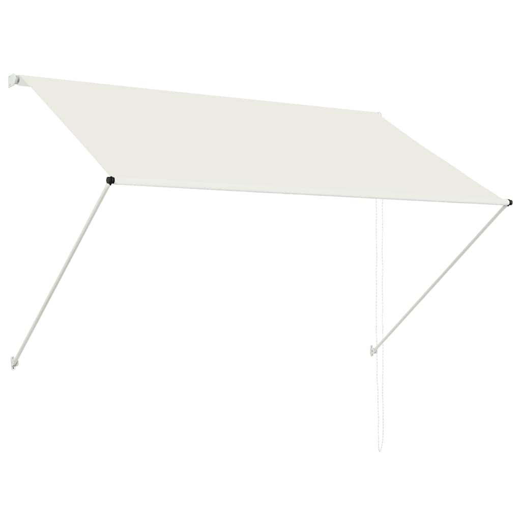 vidaXL Markiza zwijana, 200x150 cm, kremowa