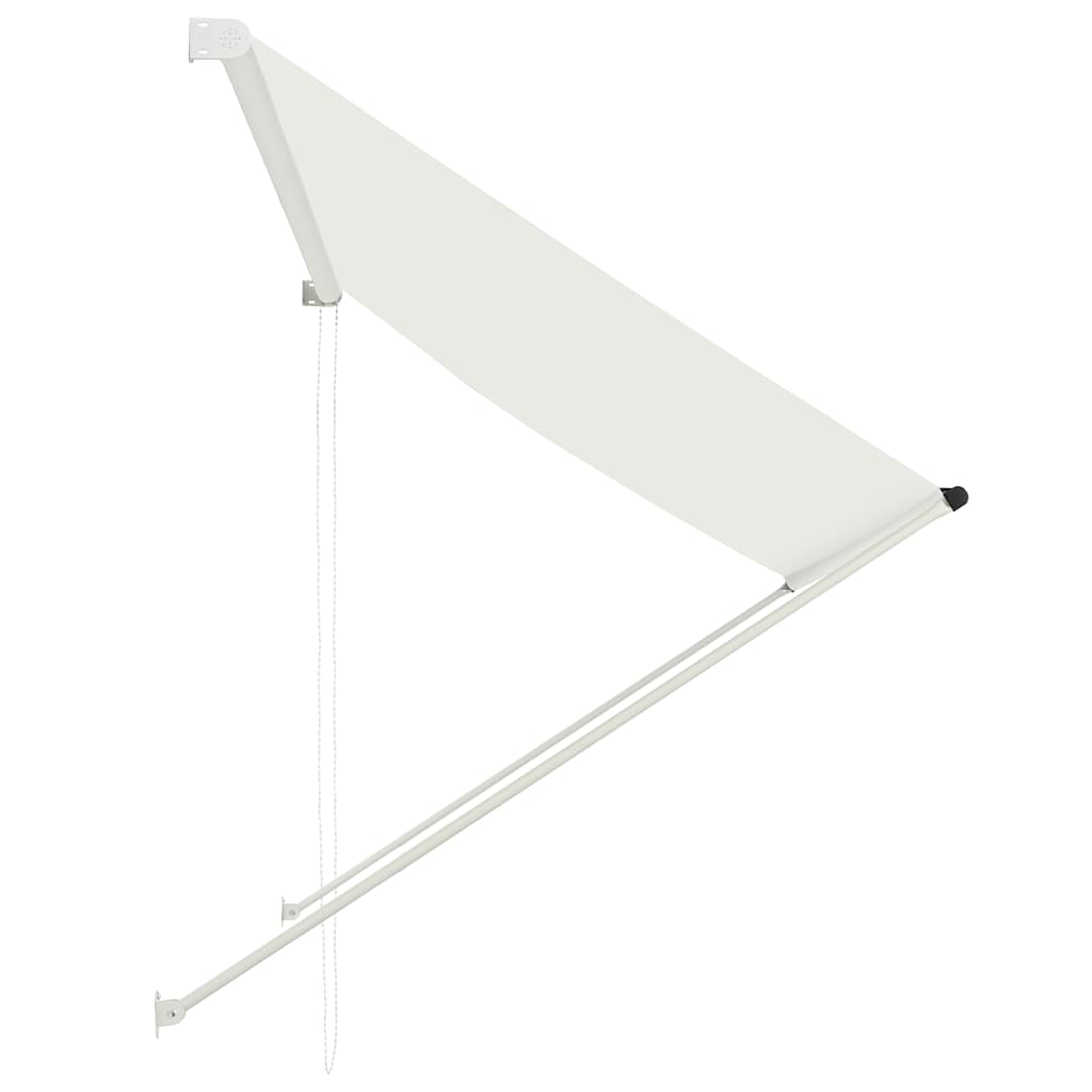 vidaXL Markiza zwijana, 200x150 cm, kremowa