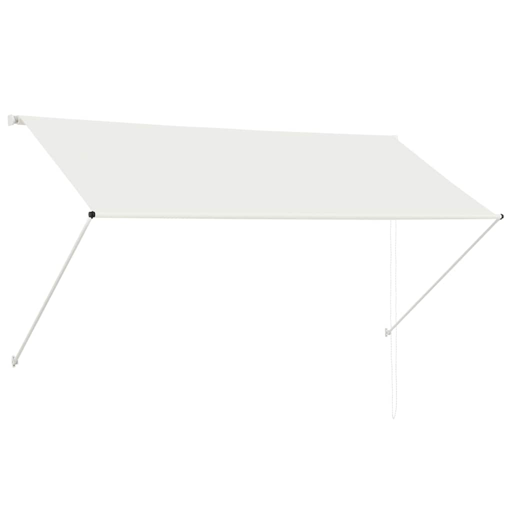 vidaXL Markiza zwijana, 250 x 150 cm, kremowa