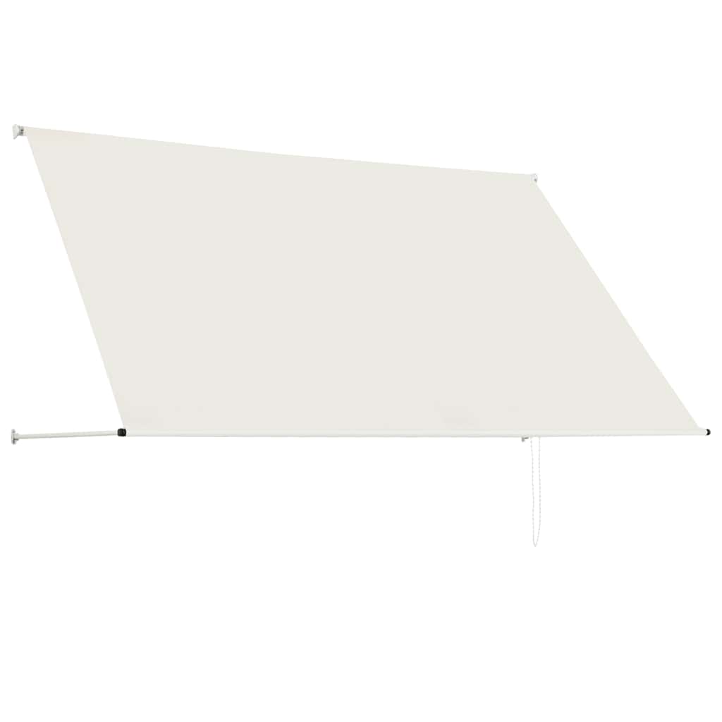 vidaXL Markiza zwijana, 250 x 150 cm, kremowa