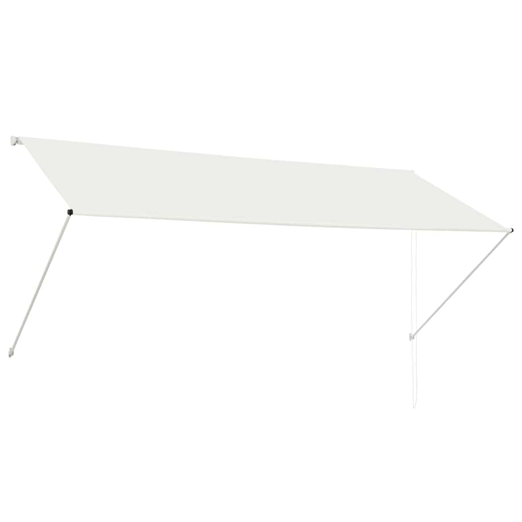 vidaXL Markiza zwijana, 300 x 150 cm, kremowa