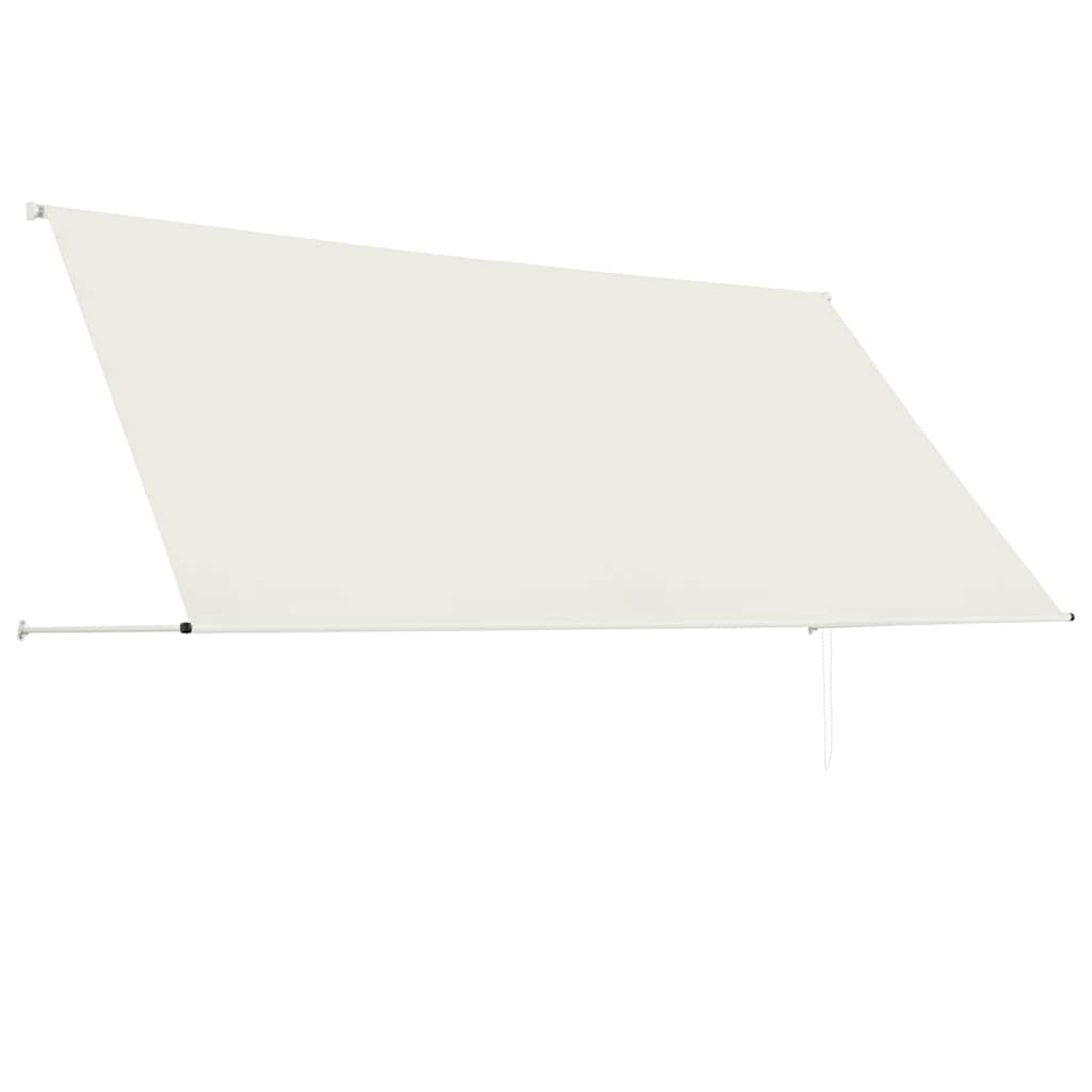 vidaXL Markiza zwijana, 300 x 150 cm, kremowa