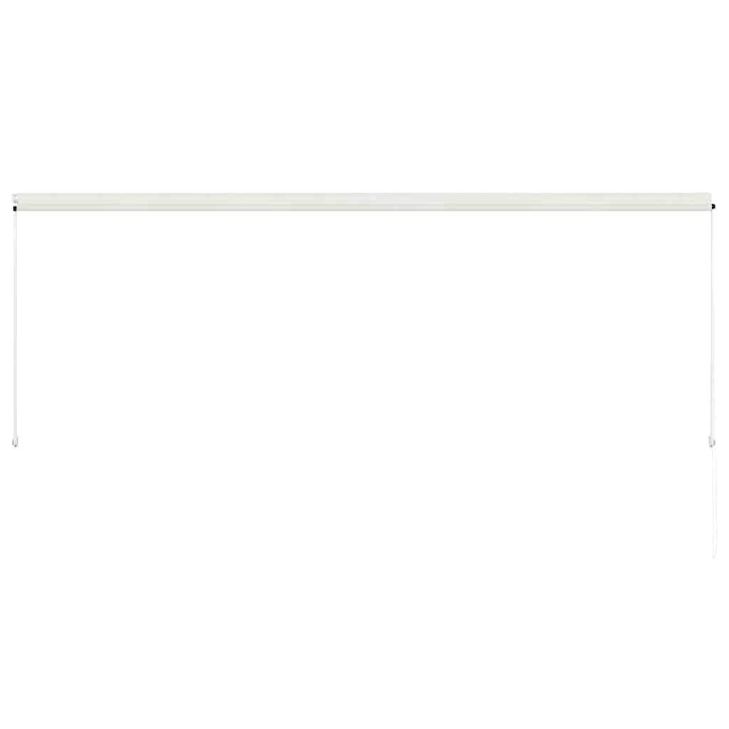 vidaXL Markiza zwijana, 350 x 150 cm, kremowa