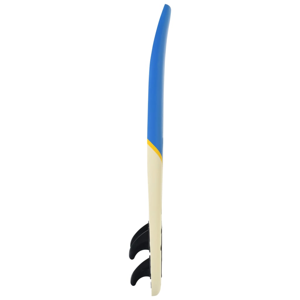 vidaXL Deska surfingowa, 170 cm, niebiesko-kremowa