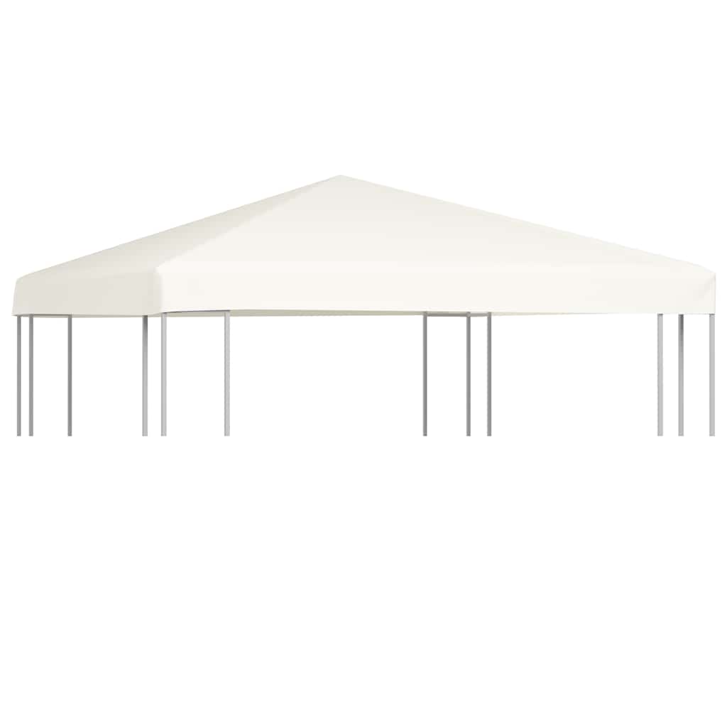 vidaXL Zadaszenie altany ogrodowej, 310 g/m², 3 x 3 m, kremowe