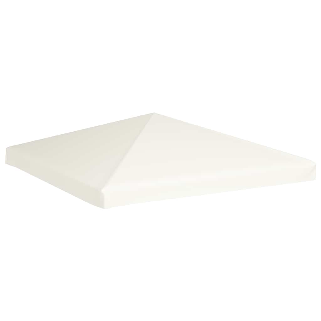 vidaXL Zadaszenie altany ogrodowej, 310 g/m², 3 x 3 m, kremowe