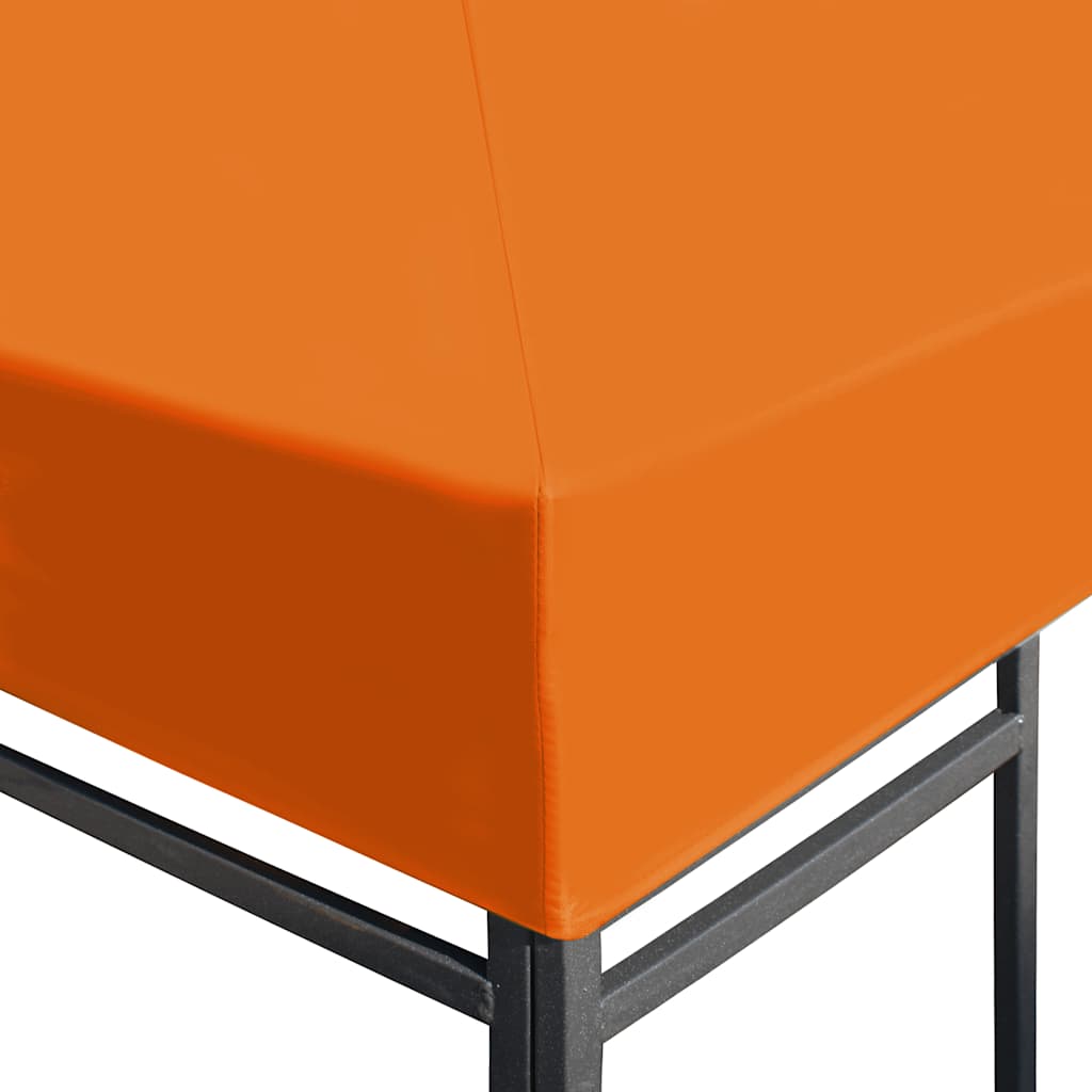vidaXL Zadaszenie altany ogrodowej, 310 g/m², 3 x 3 m, pomarańczowe