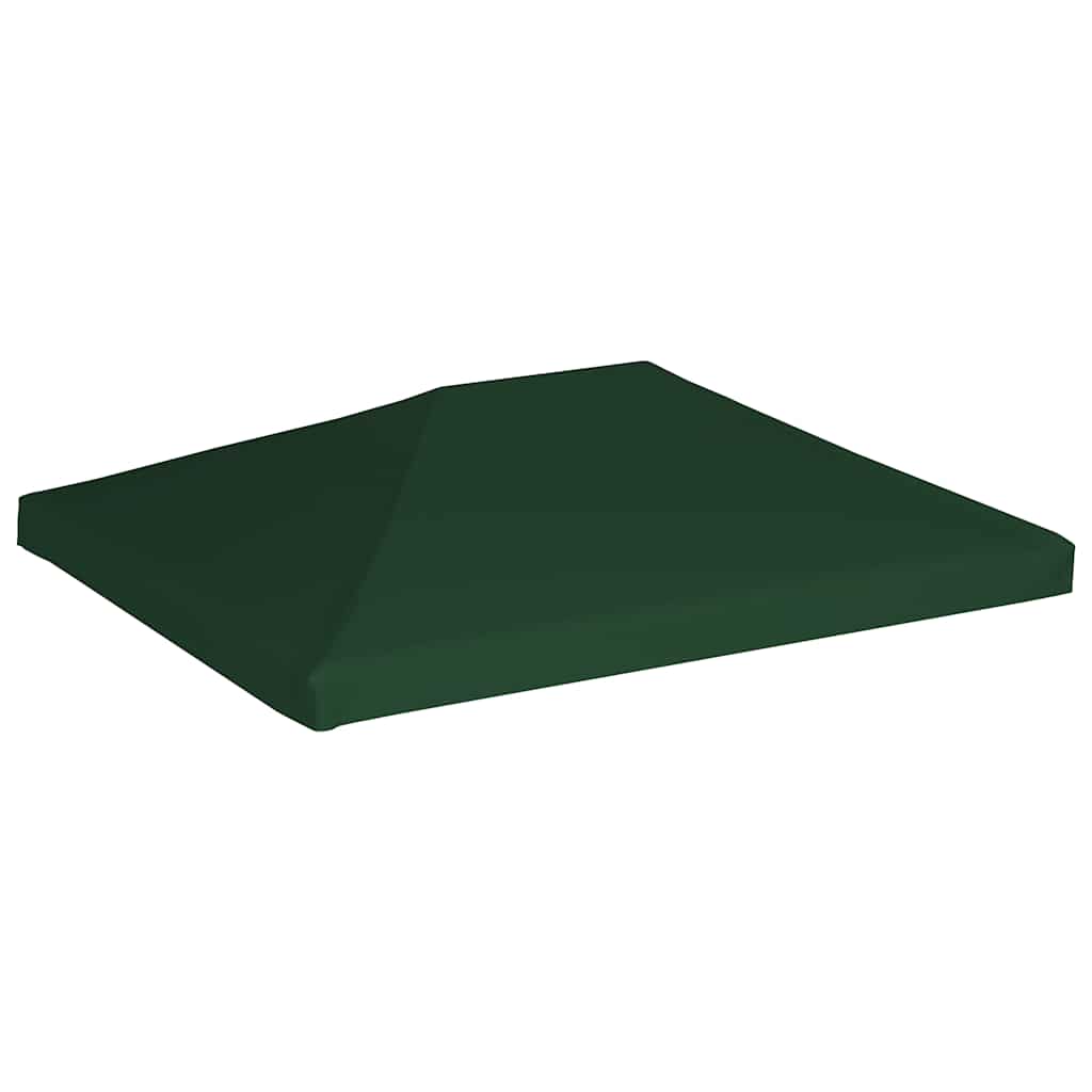 vidaXL Zadaszenie altany ogrodowej, 310 g/m², 4 x 3 m, zielone