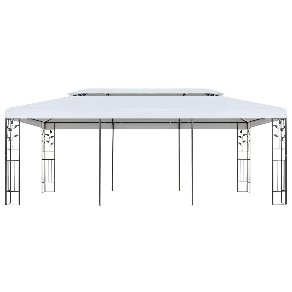 vidaXL Tkanina do pawilonu Biały 300 x 600 cm Poliester