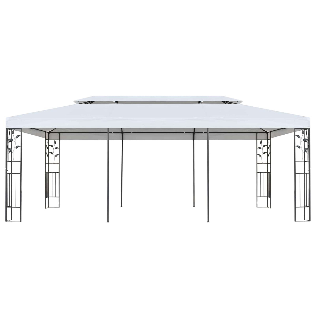 vidaXL Tkanina do pawilonu Biały 300 x 600 cm Poliester