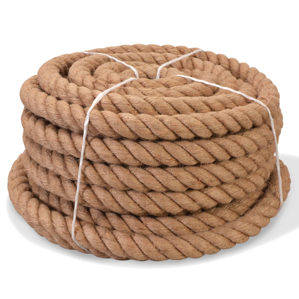 vidaXL Lina, 100% juty, 30 mm, 50 m