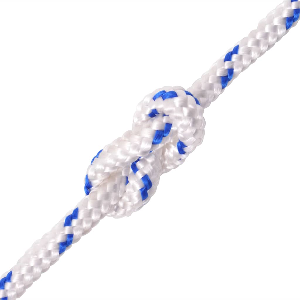 vidaXL Linka żeglarska z polipropylenu, 8 mm, 500 m, biała