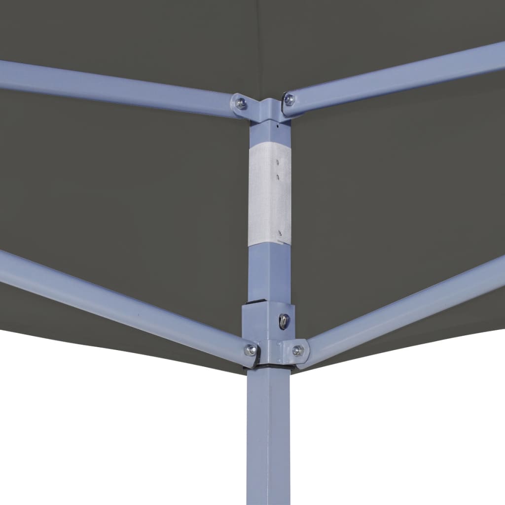 vidaXL Rozkładany namiot imprezowy 3 x 3 m, antracytowy