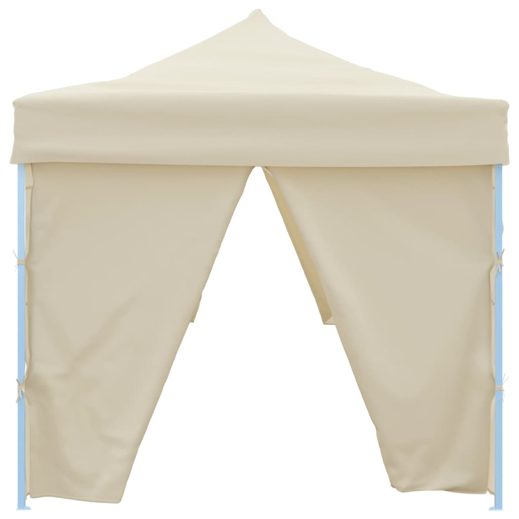vidaXL Składany namiot z 8 ścianami bocznymi, 870x291x315 cm, kremowy
