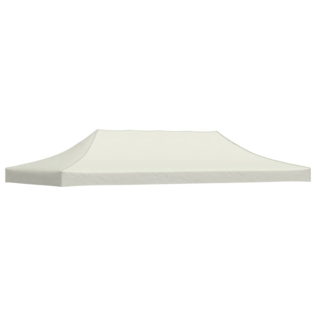 vidaXL Dach namiotu imprezowego, 3 x 6 m, kremowy