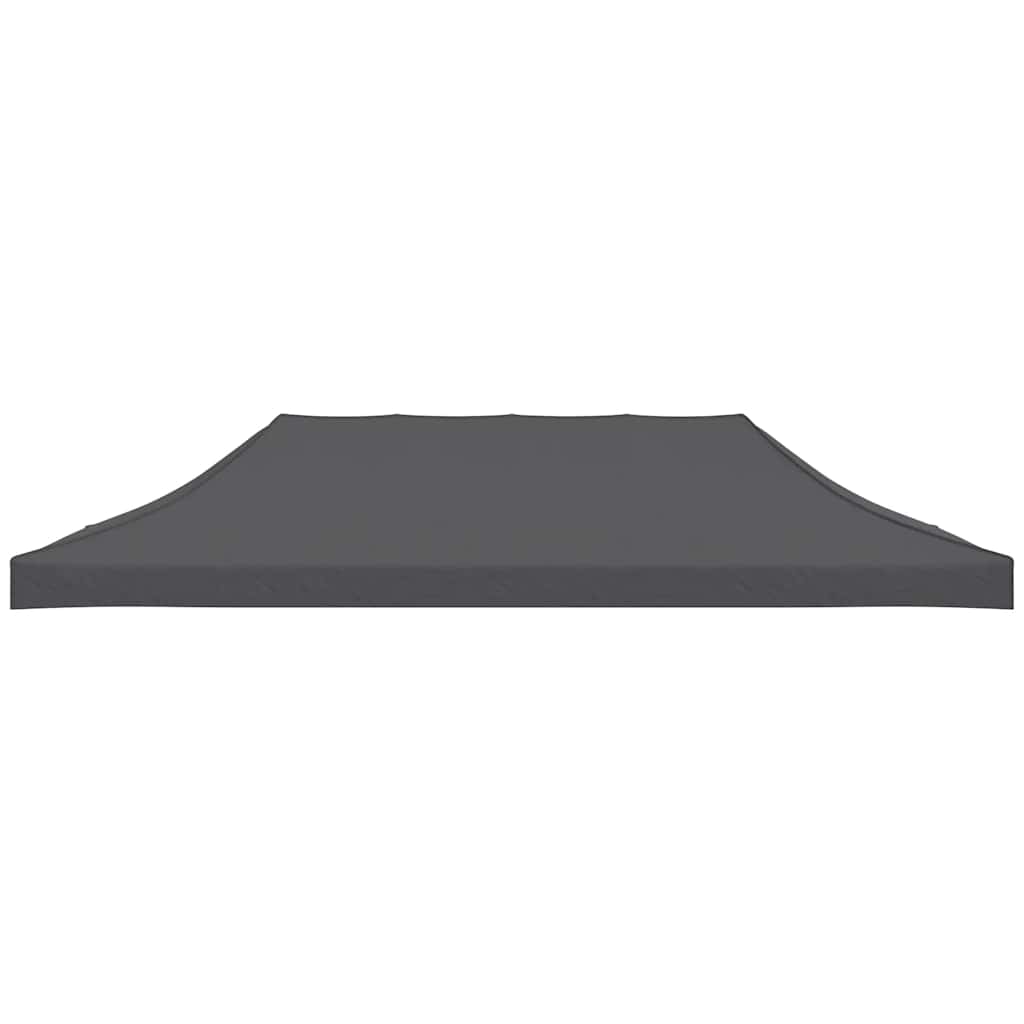 vidaXL Dach namiotu imprezowego, 3 x 6 m, antracytowy