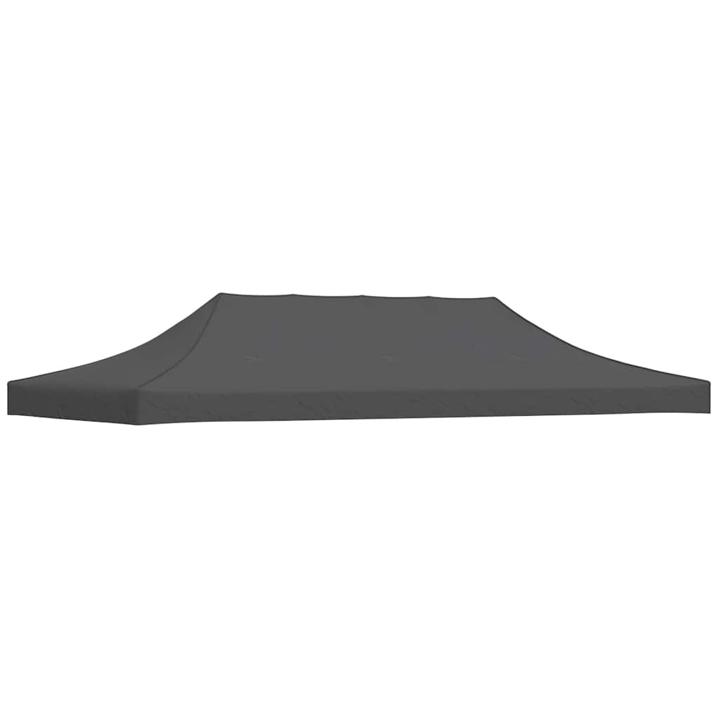 vidaXL Dach namiotu imprezowego, 3 x 6 m, antracytowy