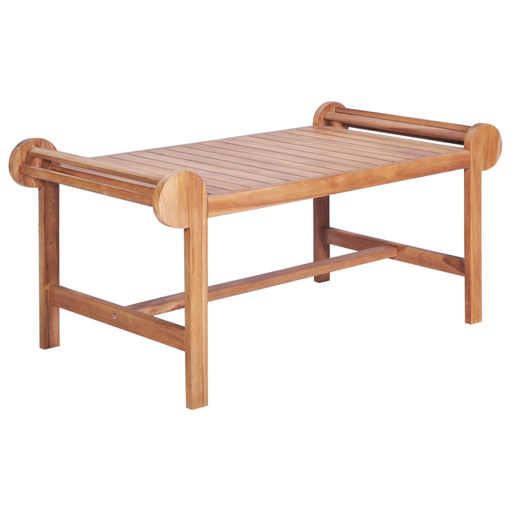 vidaXL Stolik kawowy, 100x50x45 cm, lite drewno tekowe