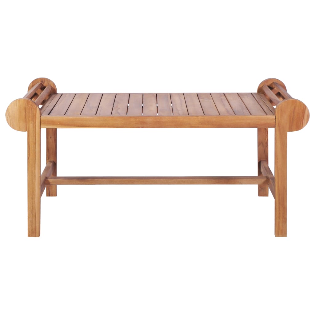 vidaXL Stolik kawowy, 100x50x45 cm, lite drewno tekowe