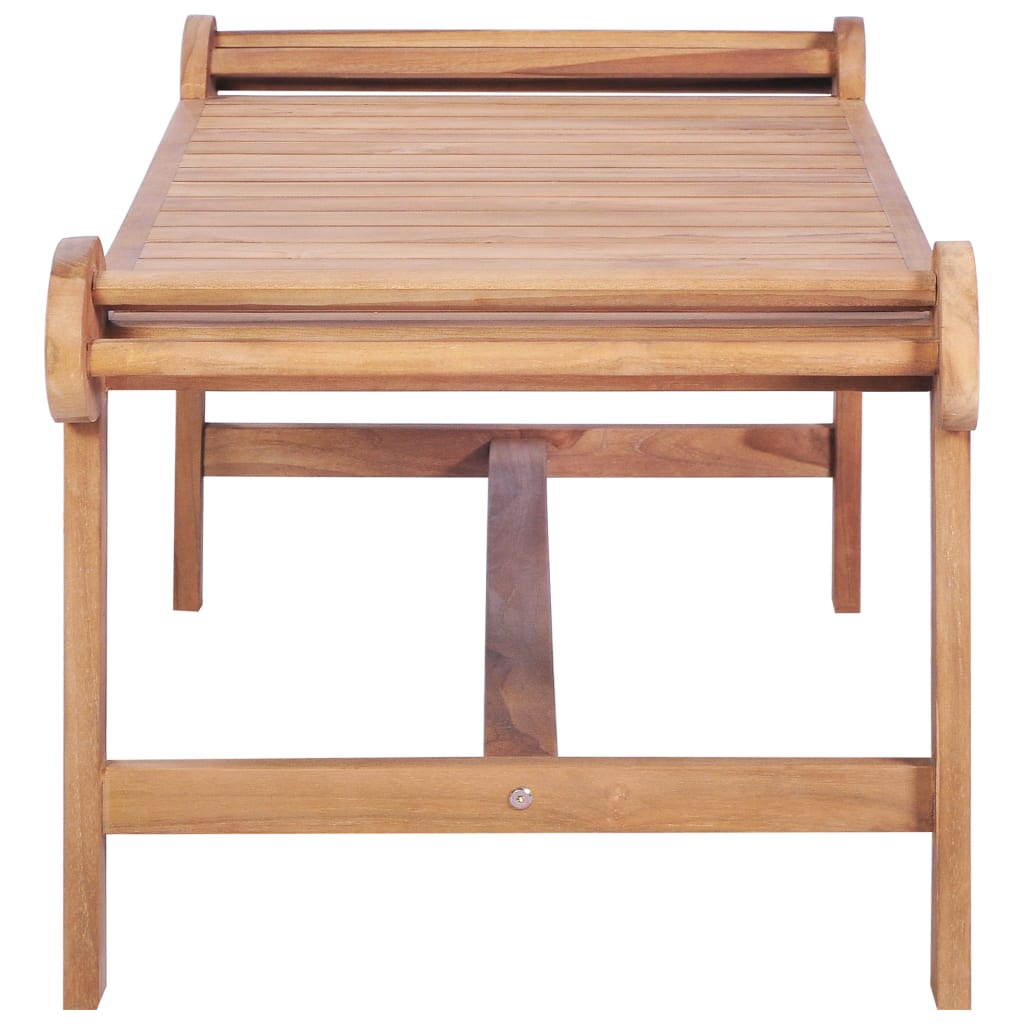 vidaXL Stolik kawowy, 100x50x45 cm, lite drewno tekowe