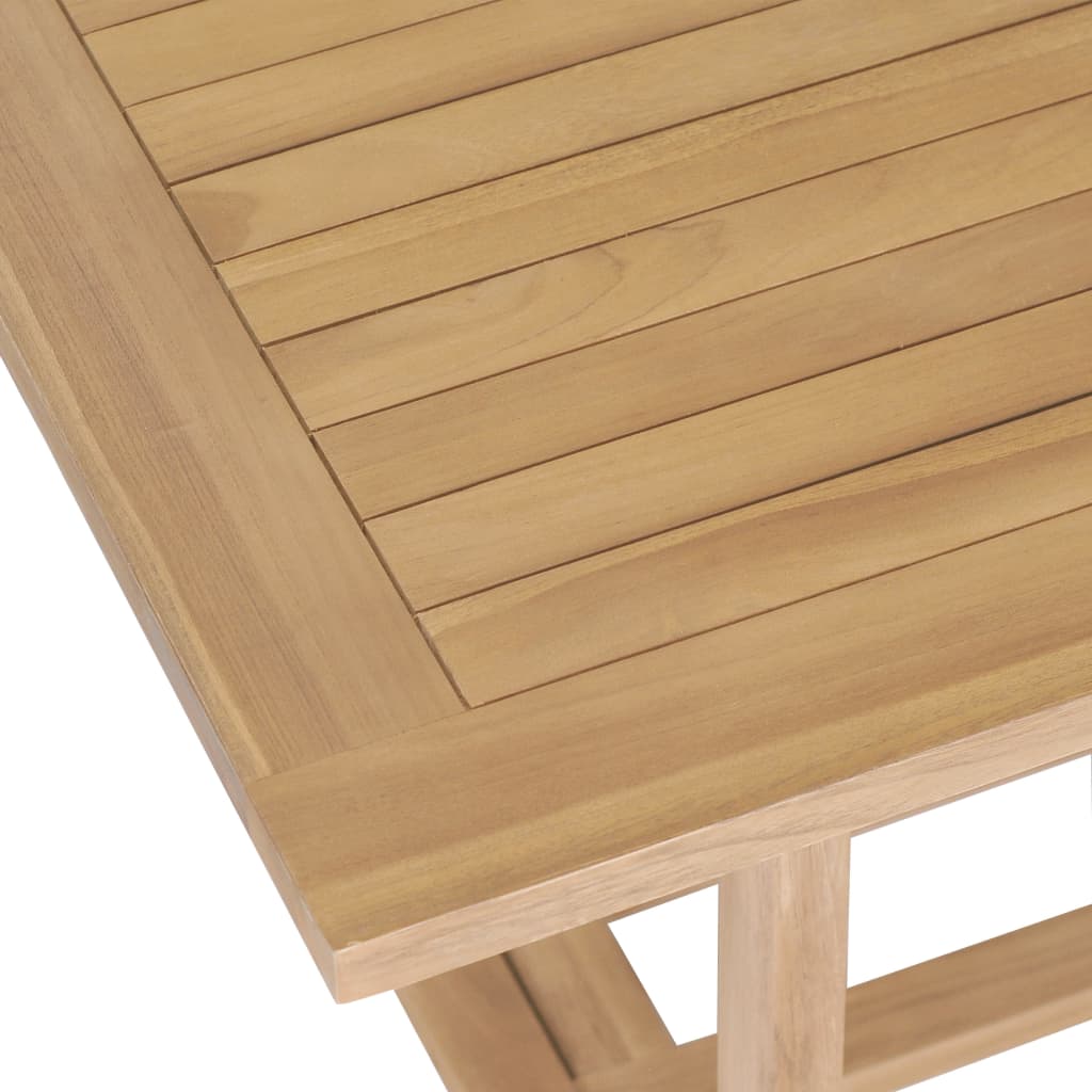 vidaXL 9-cz. zestaw mebli do ogrodu, 180-280x100x75 cm, drewno tekowe