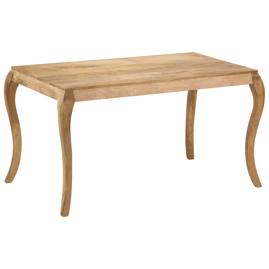 vidaXL Stół jadalniany z litego drewna mango, 135 x 75 x 76 cm
