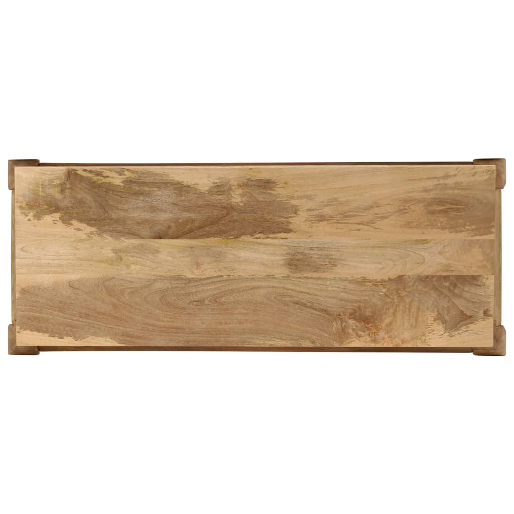 vidaXL Stolik konsola z litego drewna mango, 118 x 38 x 76 cm