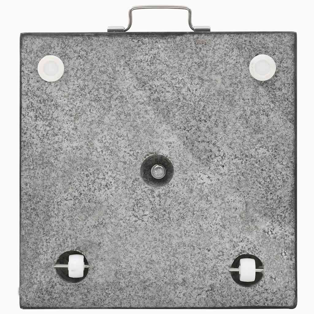 vidaXL Kwadratowa podstawa pod parasol, granitowa, 28,5 kg, czarna