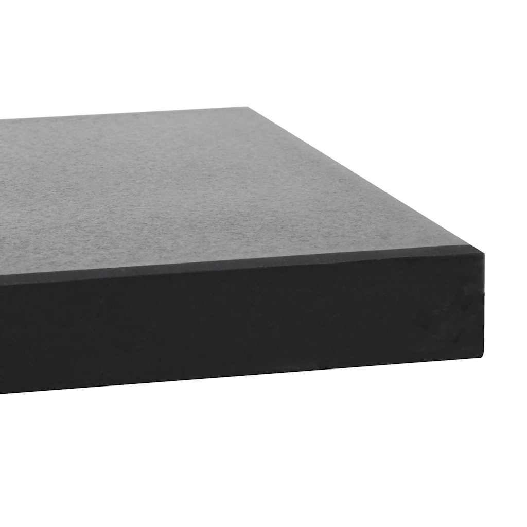 vidaXL Kwadratowa podstawa pod parasol, granitowa, 20 kg, czarna