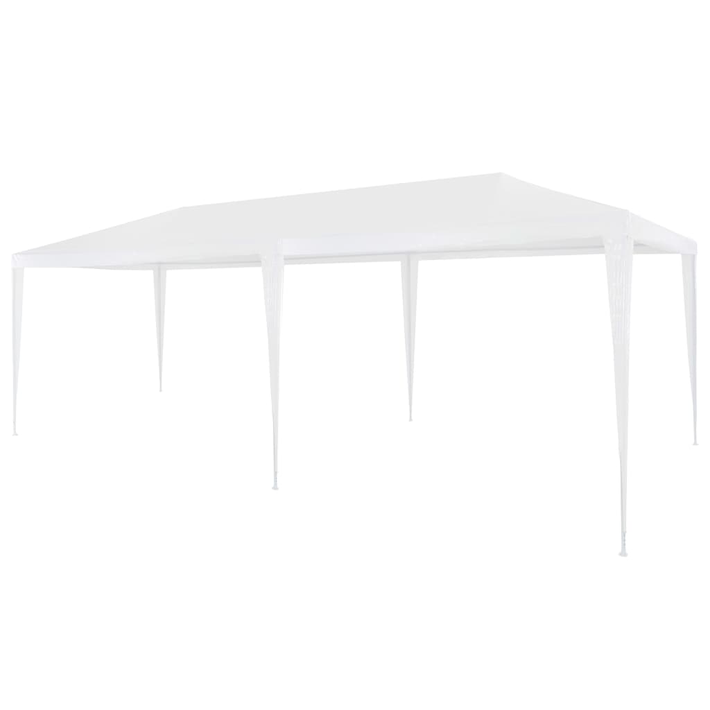 vidaXL Namiot imprezowy, 3 x 6 m, PE, biały