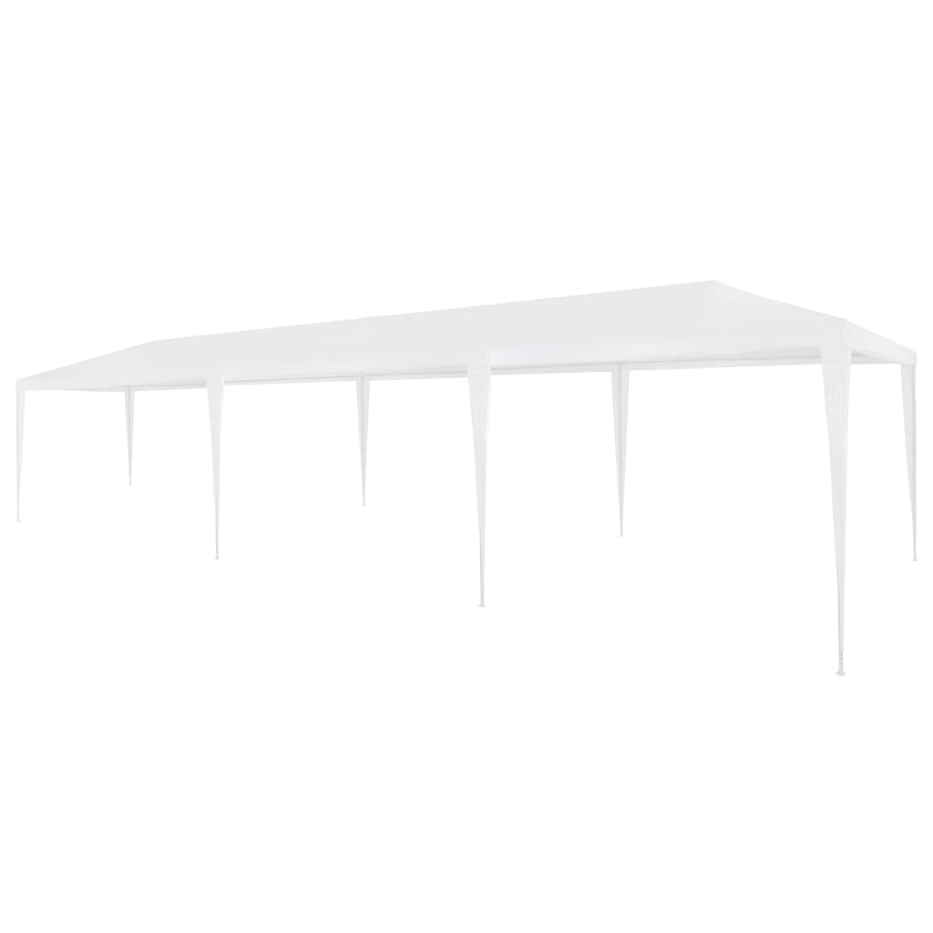 vidaXL Namiot imprezowy, 3 x 9 m, PE, biały