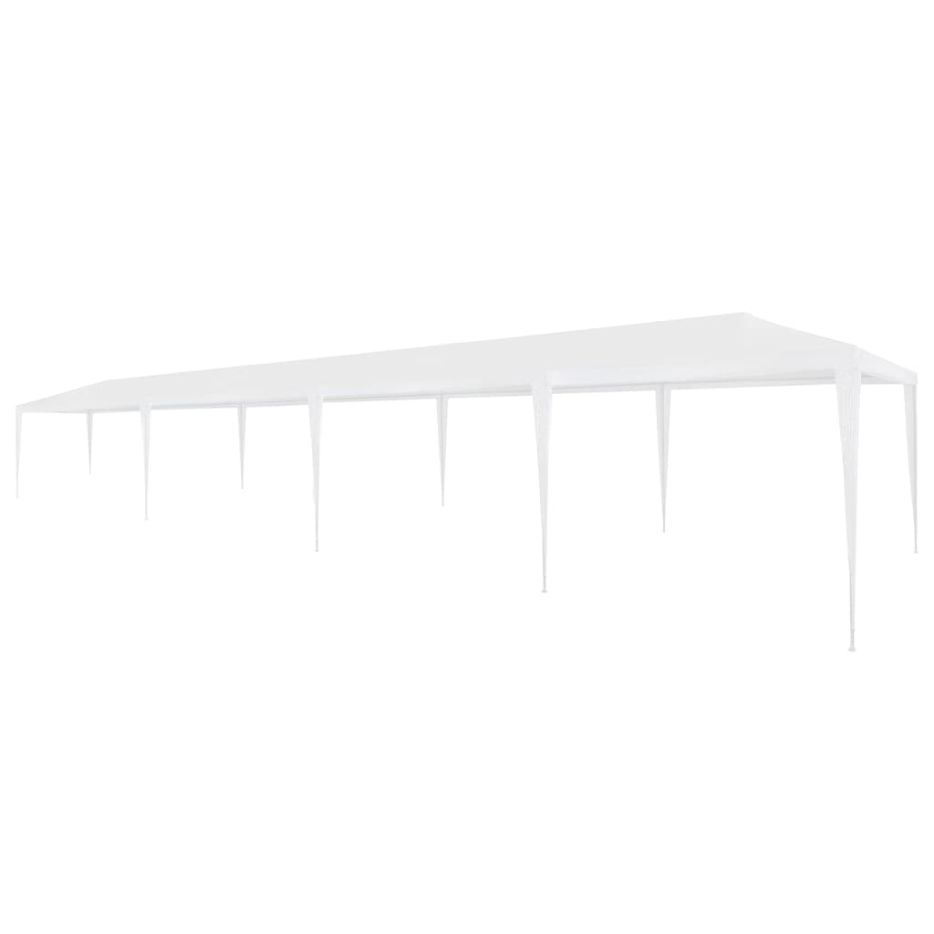 vidaXL Namiot imprezowy, 3 x 12 m, PE, biały