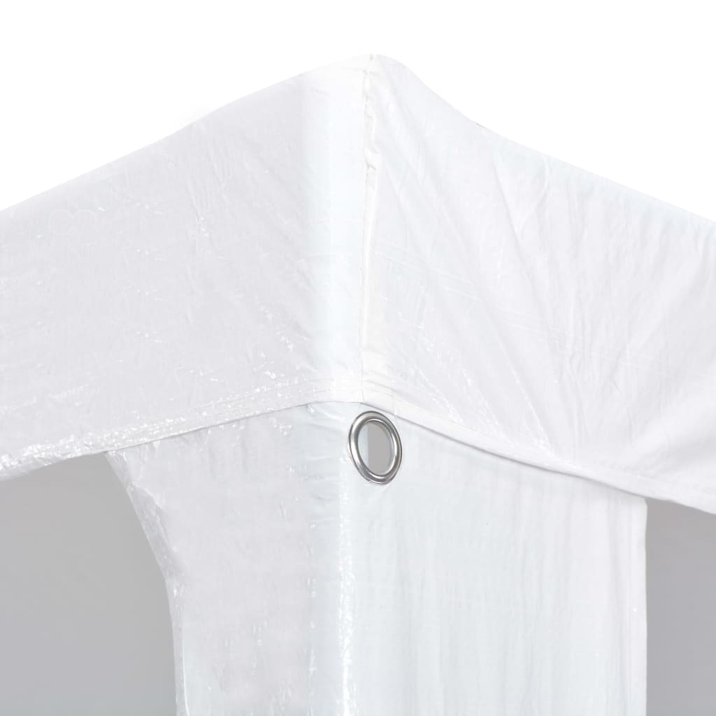 vidaXL Namiot imprezowy, 3 x 12 m, PE, biały