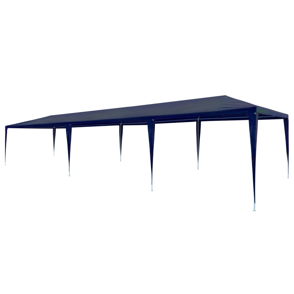 vidaXL Namiot imprezowy, 3 x 9 m, PE, niebieski