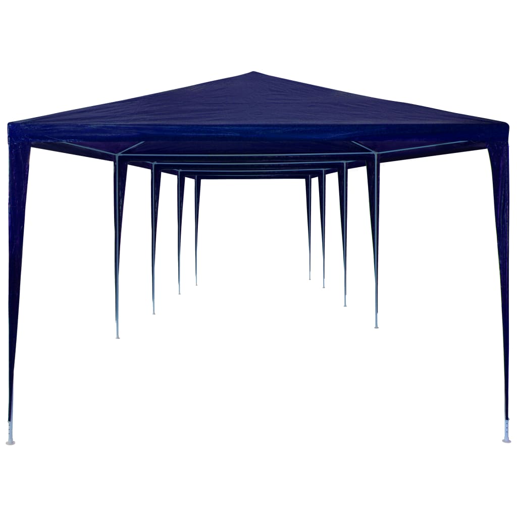 vidaXL Namiot imprezowy, 3 x 12 m, PE, niebieski
