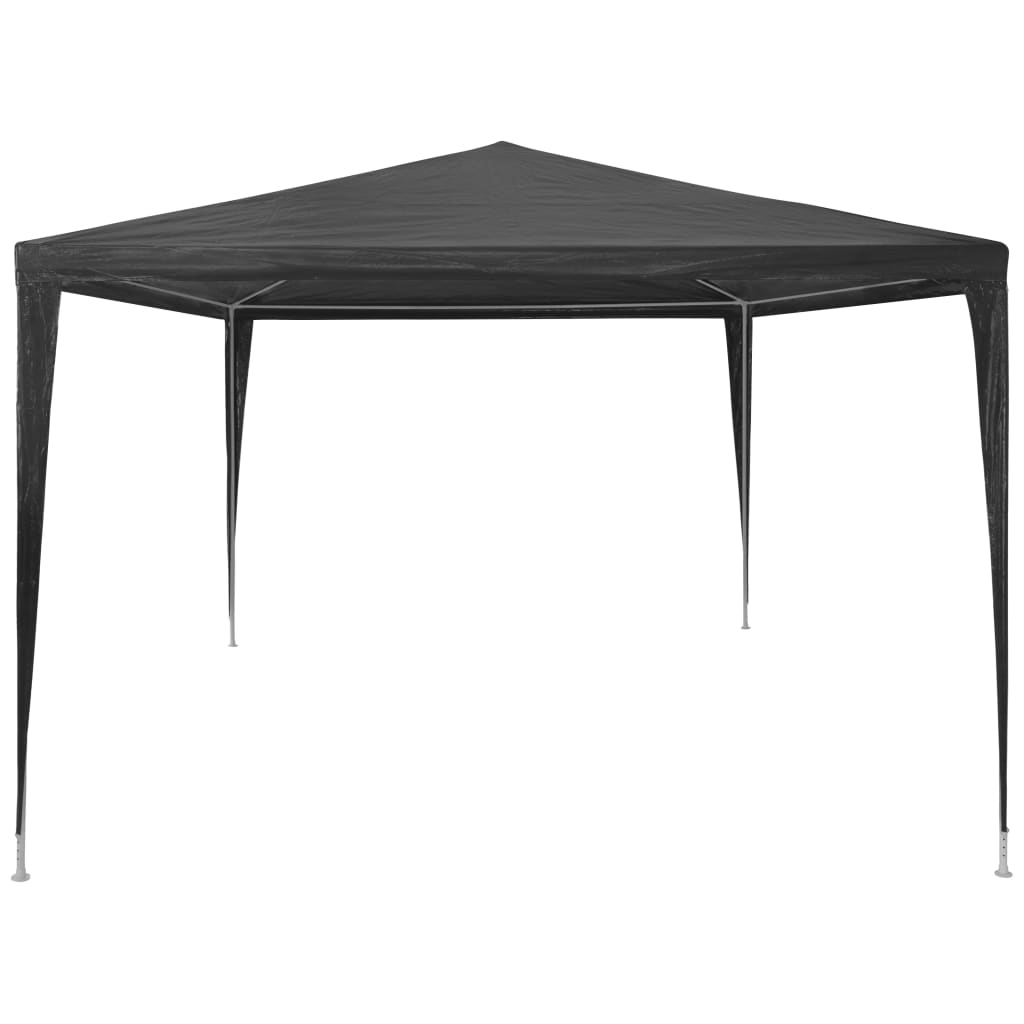 vidaXL Namiot imprezowy, 3 x 4 m, PE, antracytowy