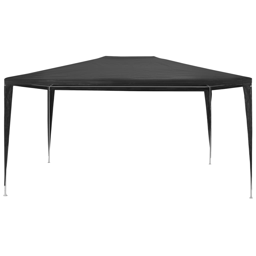 vidaXL Namiot imprezowy, 3 x 4 m, PE, antracytowy