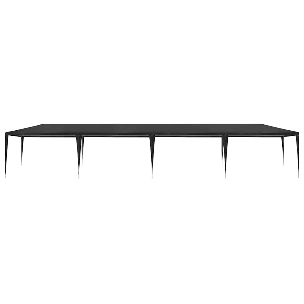 vidaXL Namiot imprezowy, 3 x 12 m, PE, antracytowy