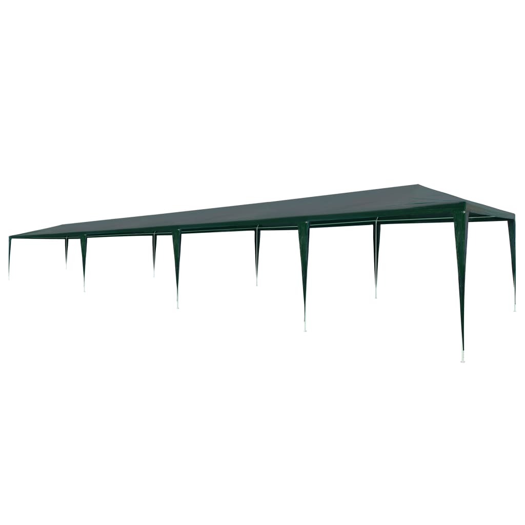 vidaXL Namiot imprezowy, 3 x 12 m, PE, zielony